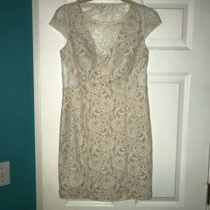 White cocktail dress